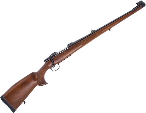 Picture of Used CZ 550 Bolt Action Rifle, 30-06 Sprg, 20" Barrel W/Sights, Checkered Walnut Full Stock, Hinged Floorplate Mag, Very Good Condition