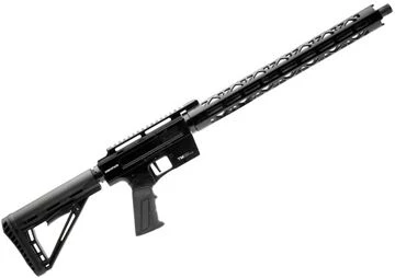Derya TM-22 Pro Semi-Auto Rifle - 22LR, 18", Black Cerakote Barrel And Receiver w/ Picatinny Top Rail, 16.5" M-Lok Handguard, Collapsing CTR Style Stock, Threaded 1/2x28 TPI, 2x10rds Mags — Reliable Gun