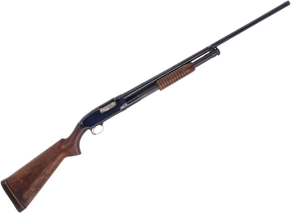 Picture of Used Winchester Model 12 Pump-Action Shotgun - 16 Ga, 2 3/4", 28" Barrel, Fixed Full Choke, 1956 Mfg, Fair Condition