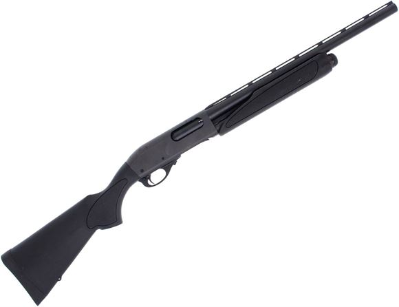 Picture of Used Remington 870 Express Pump-Action Shotgun - 12ga, 3" Chamber, 18" Barrel (Chopped Down), 4 Shot, Rust on Rib and Receiver, Soft Case and Trigger Lock Included, Fair Condition