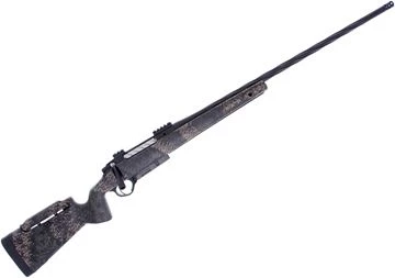 Seekins Precision Havak PH3 Bolt-Action Rifle - 300 PRC, 26", 5/8x24 Threaded, Spiral Fluted Stainless Barrel, 1:10" Twist, Quick Change Barrel System, 3-Lug Action - 60 Degree Bolt Throw, Integrated 20 Moa Pic Rail, Woodland Shadow Carbon Composite Stock — Reliable Gun