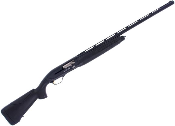 Picture of Used Browning Maxus II Stalker Semi-Auto 12ga, 3.5" Chamber, 28" Barrel, Invector Plus Chokes (F,M,IC), Black Synthetic Stock w/ Rubber Inlay, Original Case, Very Good Condition