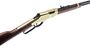 Picture of Henry Golden Boy Deluxe 4th Edition Rimfire Lever-Action Rifle - 22 LR, 20" Octagon Blued Steel, Ornate Scrollwork Engraved Receiver And Barrel Band, Fancy American Walnut Stock, Fully Adjustable Semi-Buckhorn Rear Sight, Brass Bead Front Sight,16rds