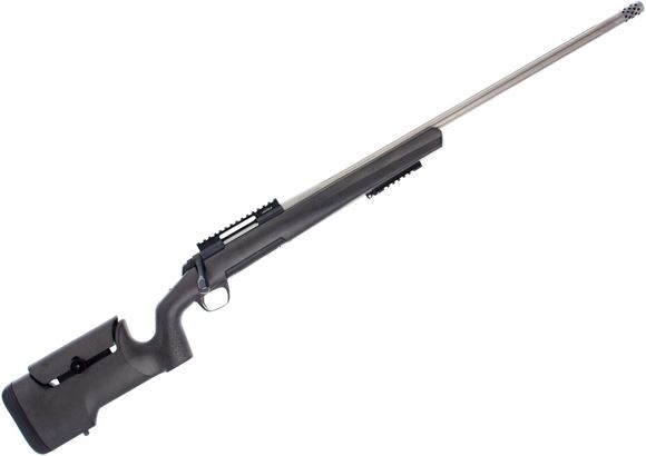 Picture of Used Browning X-Bolt Target Bolt-Action Rifle -  6.5 Creedmoor, 26" Fluted Heavy Barrel, Black Synthetic Stock with Adjustable Comb, Picatinny Rail, Radial Muzzle Brake, 1 Magazine, Good Condition