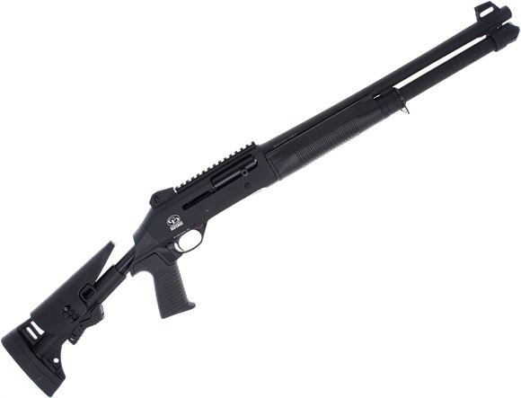Picture of Used Charles Daly CA612 Semi-Auto Shotgun - 12Ga, 3" Chamber, 18.5" Barrel, Black Synthetic Telescoping Stock, Ghost Ring Sights, Picatinny Optic Rail, Choke Set (C, IC, M, IM, F), Very Good Condition