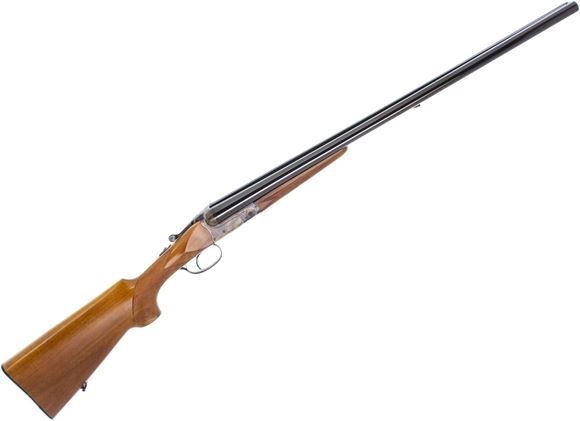 Picture of Used Bernardelli S. Uberto 1 Side-By-Side Shotgun - 12ga, 2 3/4" Chambers, 27.5" Blued Barrels with Fixed Chokes (F,M), Case Hardened Receiver, Walnut Stock, Soft Case, Very Good Condition