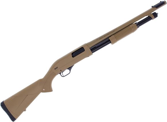 Picture of Used Winchester SXP Defender Pump-Action Shotgun - 12Ga, 3" Chamber, 18" Barrel, FDE Synthetic Stock, Invector Plus Cylinder Choke, Fiber Front Sight, Very Good Condition