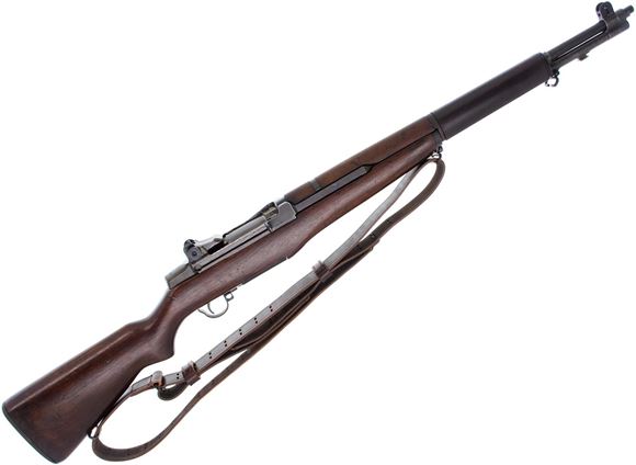 Picture of Used Breda M1 Garand Semi-Auto Rifle - 30-06 Sprg, 24" Barrel, Full Military Wood, with Danish FKF Stamp & VAR Barrel, Mismatched Stock, Leather Sling, Good Condition