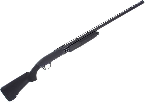 Picture of Used Browning BPS Field Composite Pump Action Shotgun - 12Ga, 3.5", 28", Satin Blued, Matte Black Synthetic, 4rds, Invector-Plus Flush Choke (IC), Good Condition