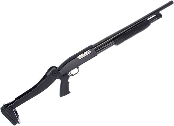 Picture of Used Mossberg Maverick 88 Security Pump-Action Shotgun - 12-Gauge, 18.5'' Barrel, Pistol Grip with Synthetic Folding Stock, Good Condition