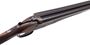 Picture of Used JP Sauer & Sohn Suhl SxS Shotgun - 12Ga, 2 3/4" Chambers, 28'' Barrels with Full-Full Chokes, Blued, Ejector, Engraved Receiver, Walnut Stock with 14 3/4" LoP, Double Trigger, Foam Cheek Pad, Split in Wood Aft of Left Barrel, Otherwise Good Condition