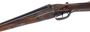 Picture of Used JP Sauer & Sohn Suhl SxS Shotgun - 12Ga, 2 3/4" Chambers, 28'' Barrels with Full-Full Chokes, Blued, Ejector, Engraved Receiver, Walnut Stock with 14 3/4" LoP, Double Trigger, Foam Cheek Pad, Split in Wood Aft of Left Barrel, Otherwise Good Condition