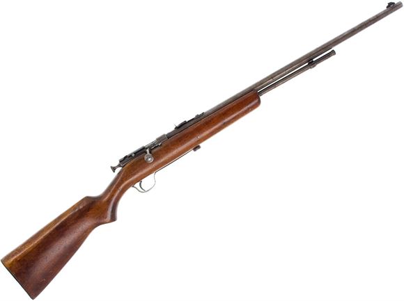 Picture of Used Cooey Model 60 Bolt-Action Rifle - 22 LR, 24" Barrel, Worn Bluing, Wood Stock with Cracked Forend, Fair Condition