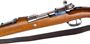 Picture of Used DWM Model 1908 Brazilian Mauser Bolt-Action 7x57mm, 29" Barrel, Full Military Wood, Matching Numbers, Matching Bayonet, Framed Original Test Target, Leather Sling, Muzzle Cap, Very Good Condition