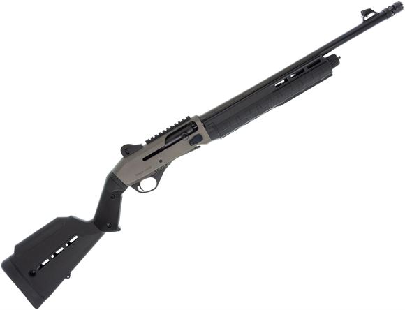 Picture of Used Stoeger M3000 Tactical Semi-Auto 12ga, 3" Chamber, 18.5" Barrel, Mobil Choke (Breacher), Tungsten Cerakote Receiver, Black Synthetic Stock, Ghost Ring Sights, Excellent Condition