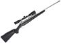Picture of Used Sako 85 Stainless Bolt-Action Rifle - 338 Win Mag, 20" Barrel, Synthetic stock, Zeiss Conquest 4.5-14x44 Rapid Z 800 Reticle, Radial Muzzle Brake (Dented), 2x Mags, Original Box, Stock is Sticky, Fair Condition