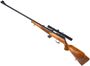 Picture of Used CIL Anschutz Model 310 Bolt-Action Rifle - 22 LR, 24" Barrel, Checkered Wood Stock with Montecarlo Cheekpiece, Iron Sights, Marksman 3-7x20mm Scope, Leather Sling, 2x Mags, Good Condition