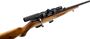Picture of Used CIL Anschutz Model 310 Bolt-Action Rifle - 22 LR, 24" Barrel, Checkered Wood Stock with Montecarlo Cheekpiece, Iron Sights, Marksman 3-7x20mm Scope, Leather Sling, 2x Mags, Good Condition