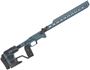 Picture of Used MDT ACC Elite Rem 700 SA Chassis, Right Handed, Titanium Blue, Rubber Buttstock Dampers, Custom Bar Rider, 3x Control Bridges, 1 Piece Internal Weight, MDT M-Lok 2 Round Shell Holder, Action Screw, Some Scratches Otherwise Very Good Condition