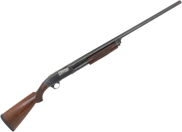 Picture of Used Remington Model 31 Pump Action Shotgun, 12-Gauge, 30'' Solid Rib Barrel Full Choke, Checkered Wood Stock, Good Condition