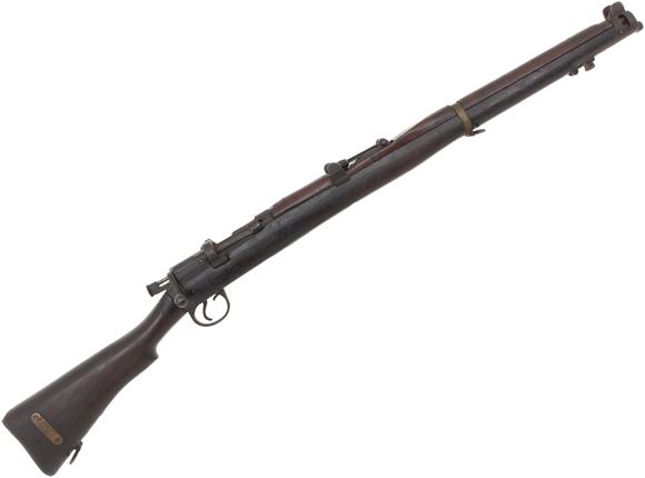 Picture of Used Lee Enfield No1 MK III Bolt-Action 303 British, 25" Barrel, Full Military Wood, 1956 Dutch Mfg. Indonesian Star Stamp,  One Mag, Good Condition
