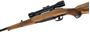 Picture of Used BRNO ZKK 600 Bolt-Action Rifle - 30-06 Sprg, 24" Barrel, Black Cerakote Finish, Walnut Monte Carlo Stock, Jena ZF4 (E. German Zeiss) 4x Riflescope w/ #4 Reticle, Pop-up Rear Sight & Iron Sights, Set Trigger, 1967 Mfg, Very Good Condition