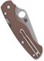 Picture of Spyderco Knives - Para Military 2 Lightweight - 3.47" CPM 15V Folding Blade, Brown FRN Handle, Plain Edge, Full-Flat Grind, Origin USA, Sprint Run. Limited Edition