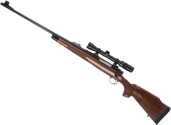 Picture of Used Remington 700 BDL LH Bolt-Action 7mm Rem Mag, 26" Barrel w/ Sights, With Bushnell Banner 3-9x36mm Scope, Blued, Walnut Stock, Left Handed, Good Condition