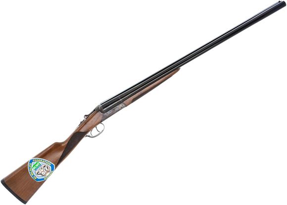 Picture of Used Huglu 202 B Side-by-Side Shotgun - 12ga, 3" Chambers, 28" Blued Barrels, Case Hardened Receiver, Chokes (F, C), Original Hard Case, Rust, Fair Condition