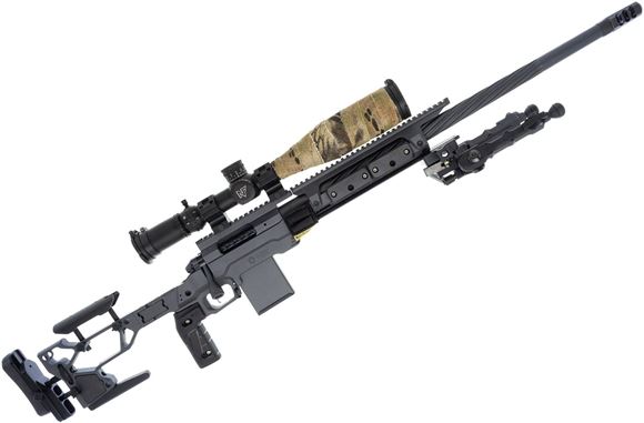 Picture of Used PGW Coyote Bolt-Action Rifle - 6.5 Creedmoor, 26" Spiral Fluted Barrel, Grey MDT LSS-XL Chassis, Nightforce ATACR 7-35x56 F1 Scope w/ Horus Tremor3 Reticle, Kestral Hud & Mount, Accu-Tac Bipod, 2x Mags, Fitted Pelican Case, Excellent Condition