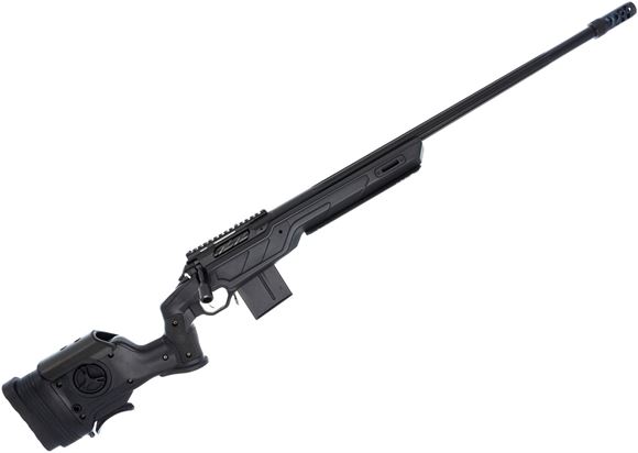 Picture of Used Cadex R7 Sheepdog Bolt-Action Rilfe - 6.5 Creedmoor, 26" Fluted Barrel, with Area 419 Hellfire Muzzle Brake, Black Strike Nuke Chassis, Cadex 9" Arca Rail, Cadex Bag Rider, Triggertech Special Trigger, 1 Mag, Pelican 1750 Case, Very Good Condition