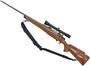 Picture of Used Browning BBR Bolt-Action Rifle - 7mm Rem Mag, 24" Barrel, Blued, Checkered Wood Stock w/Grip & Forend Cap, Redfield 4x Scope, Sling, Scratches In Clearcoat, Good Condition