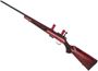 Picture of Used CZ455 American Red Bolt-Action Rifle - 22 WMR, 20.5" Barrel, Blued, Red Stained Beech Stock, West Hunter 1" Rings, 1x5rnd Mag, Very Good Condition