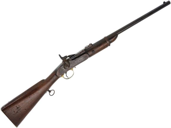 Picture of Used Snider Enfield Mk III Cavalry Carbine Single-Shot Rifle - 577 Snider, 19" Barrel, Worn Bluing, Walnut Stock, RM 1870 Mfg, Saddle Ring, Fair Condition - Antique, No PAL Required