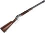 Picture of Used Browning BL-22 Grade II Rimfire Lever-Action Rifle - 22 LR, 20", Polished Blued, Scroll Engraving, Gloss Gr.II Black Walnut Stock w/Straight Grip, 15rds, Steel Blade Front & Folding, Dings on Stock and Front Barrel Band, Otherwise Very Good Condition