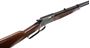 Picture of Used Browning BL-22 Grade II Rimfire Lever-Action Rifle - 22 LR, 20", Polished Blued, Scroll Engraving, Gloss Gr.II Black Walnut Stock w/Straight Grip, 15rds, Steel Blade Front & Folding, Dings on Stock and Front Barrel Band, Otherwise Very Good Condition