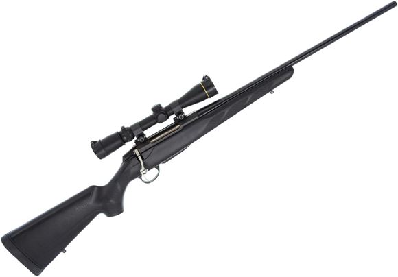 Picture of Used Tikka T3 Bolt-Action Rifle - 9.3x62, 22" Barrel, Blued Finish, Black Synthetic Stock w/ Limbsaver Recoil Pad, Leupold VX-3 2.5-8x36mm Scope, 1x Mag, Good Condition