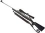 Picture of Used Sako 85M Bolt-Action Rifle - 30-06, 22" Barrel, Stainless, Black Synthetic Stock, Iron Sights, Leupold VX-2 6-18x40mm Scope, 1x Mag, Leather Sako Sling, Good Condition