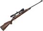 Picture of Used Winchester Model 70 Bolt Action Rifle - 338 Win Mag, 24", Blued,  1974 Manufacture, Checkered Wood Monte Carlo Stock, Rifle Sights, Good Condition