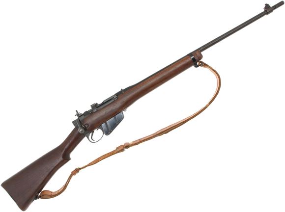 Picture of Used Lee Enfield No.4 Mk I Sporterized Bolt-Action Rifle - 303 British, 25" Barrel w/ Sights, Wood Stock, Sling, Good condition