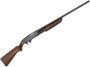Picture of Used Stevens Model 77H Pump Action Shotgun - 12ga, 28", 3", Blued, Wood Stock, Chip in Forend, Bead Sight, Fixed Full Choke, Fair Condition