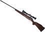 Picture of Used Tikka M695 Left Handed Bolt-Action Rifle - 300 Win Mag, 24'' Barrel with Radial Muzzle Brake, Blued, Walnut Stock with Limbsaver Buttpad, Bushnell Elite 4200 2.5-10x, 1x Mag, Pitting on Barrel, Good Condition