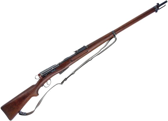 Picture of Used Schmidt Rubin 1911 Bolt-Action Rifle - 7.5x55 Swiss, 30'' Barrel, Full Military Wood, Iron Sights, Leather Sling, Matching Serials, 1 Mag, Good Condition