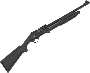 Picture of Used Sulun Arms WolverineX Spring Assisted Pump-Action Shotgun - 12Ga, 3", 18.5" Barrel w/Fiber Optic Sight, Picatinny Rail, Waffled Synthetic Stock & Forend, Good Condition