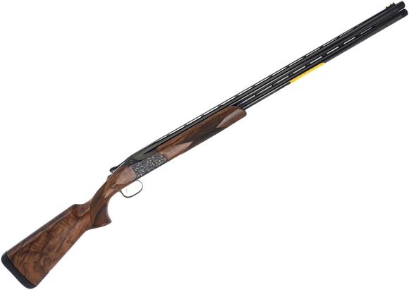 Picture of Browning Citori 825 Belmont High-Grade Under Shotgun - 12Ga, 3", 32", Vented Rib, Polished Blued, Gold-Enhanced Engraved Receiver, Grade IV Gloss Oiled Walnut Stock, HiViz Pro-Comp Front Sight And Ivory Mid-Bead, Hard Case, Invector-DS Extended Chokes (F,