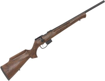 Picture of Anschutz 1761 HB Monte Carlo Bolt-Action Rifle - 22 LR, 20", Walnut Monte Carlo Stock, 5061 2 Stage Lite Trigger, factory Set To 300 g, 5rds