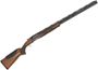 Picture of Used Caeser Guerini Summit Left Hand Over Under, 12-Gauge, 32'' Barrels, Case Hardened Receiver, Checkered Walnut Stock w/Cheek Protector, 5 Extended Chokes, Original Case, Some Finish Wear On Bottom Of Receiver And Trigger Guard, Good Condition