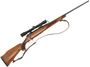 Picture of Used Schultz & Larsen M65 DL Bolt-Action Rifle, 30-06 Sprg, 24'' Barrel, Blued, Wood Stock w/Rosewood Grip and Forend Cap, Leupold M8-4X Riflescope, Leather Sling, Good Condition